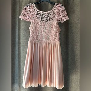 Xenia boutique floral crochet dress